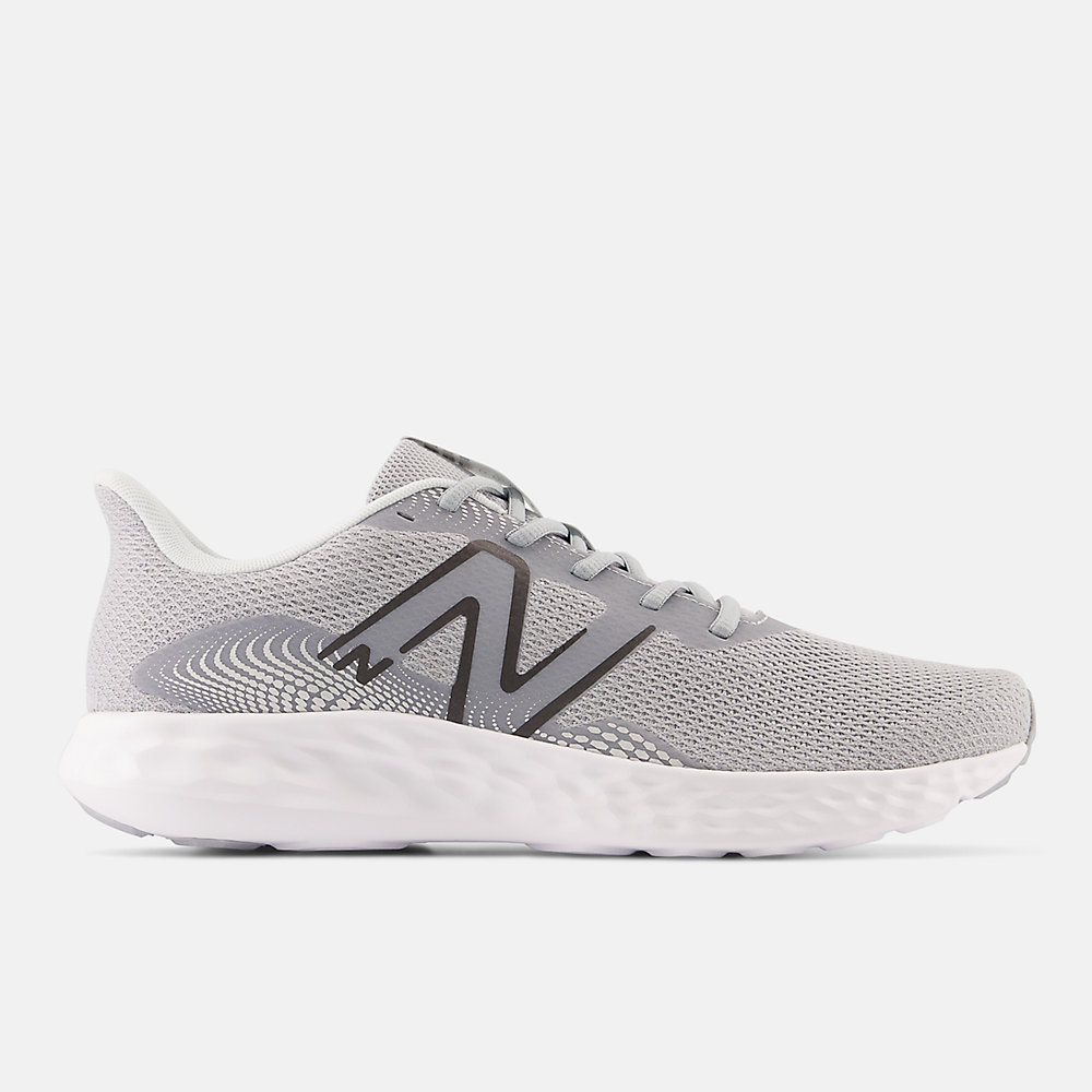 New Balance 411v3 Shoes Grey with Black Metallic